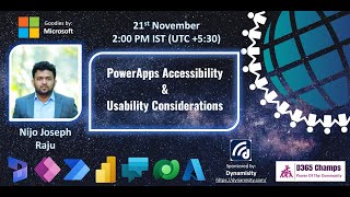 Power Apps Accessibility & Usability Considerations - By - Nijo Joseph Raju