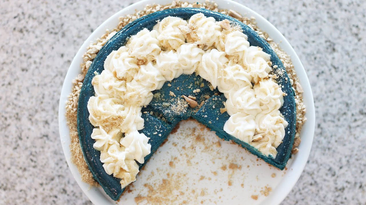 Dan Sheppard Makes Blue Velvet Cheesecake