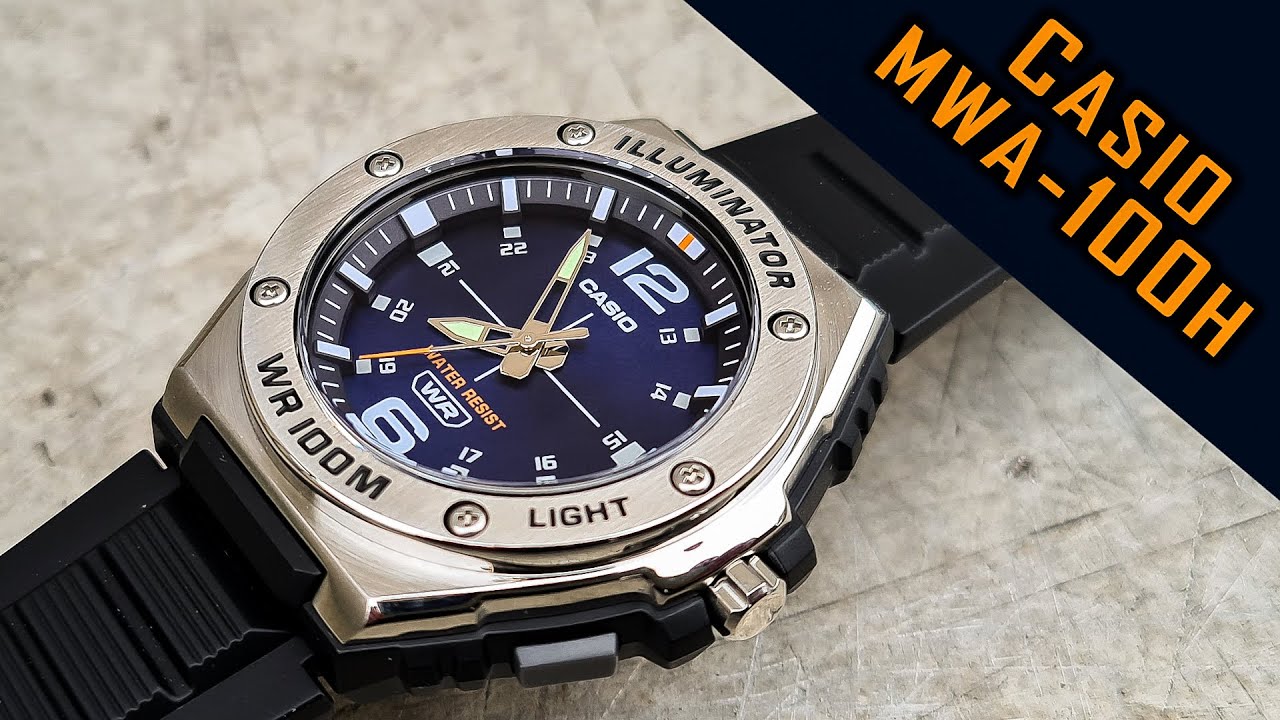 Casio MWA-100H (5577) nice casual quartz watch review #casio #casiowatch  #gedmislaguna #watchreview - YouTube