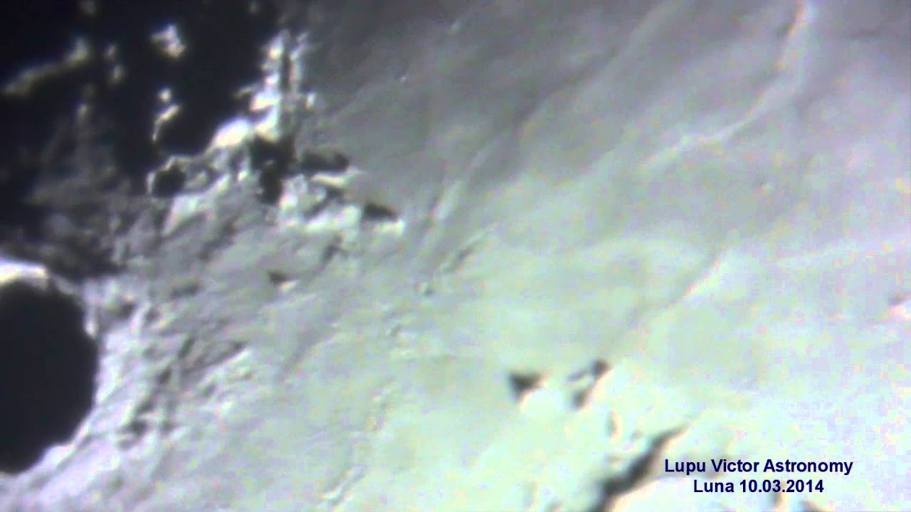 Lunar craters Eratosthenes Sinus Aestuum, Gambart.