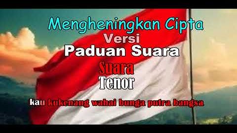 PADUAN SUARA EMPAT SUARA LAGU MENGHENINGKAN CIPTA  SOLO SOPRAN ALTO TENOR BASS DAN EMPAT SUARA SATB