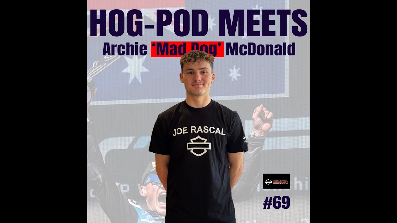 Joe Rascal Racing HOG-POD Meets BWC Rider Archie McDonald of Joe Rascal Racing Australia ...