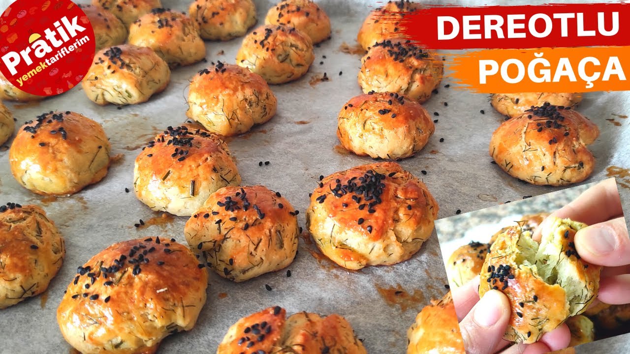Mayalanmadan, 5 Dakikada Dereotlu Poğaça⚡ Kıyır Kıyır dereotlu poğaça Pratik Yemek Tariflerim