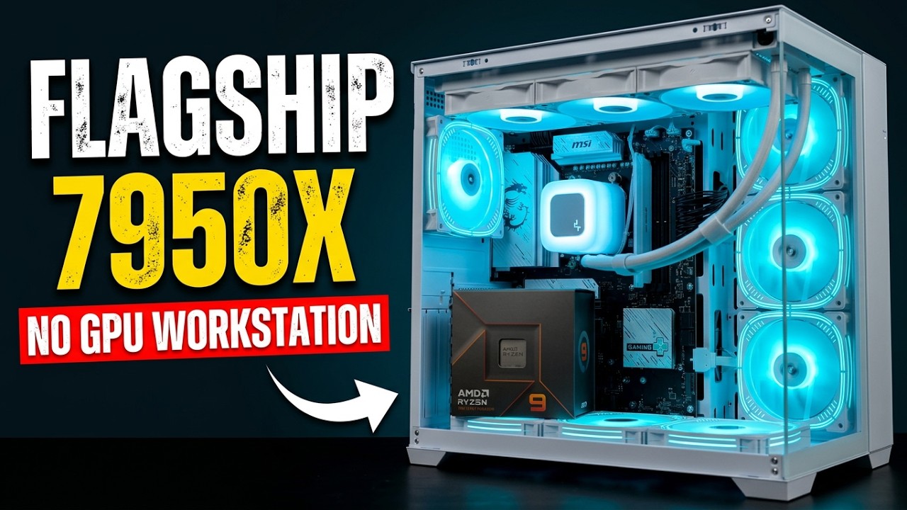 145K Ryzen 9 7950X PC Build — No GPU?! WHY? - YouTube