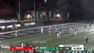 2026 Friday Night Football :: Highland Hornets vs. Wadsworth Grizzlies