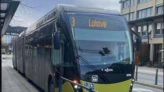 Vanhool Exquicity 24 AtB Line 3 Hallset - Kongens gate Tide Nr 8705