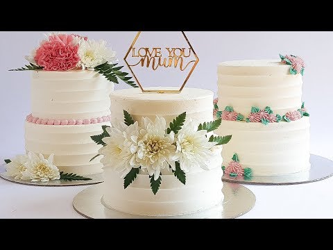 3 GORGEOUS MINI two tier Mothers Day CAKES Tutorial- Rosie&rsquo;s Dessert Spot