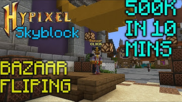 Hypixel Skyblock | How to bazaar flip for Millions of coins!!