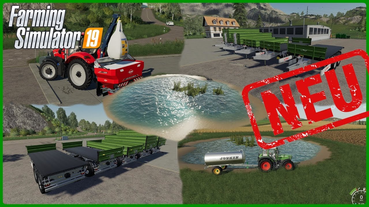 [GER]🚜NEUE MODS EIGENER TEICH?😱LS19-Fs19🔥PS4🔴HD