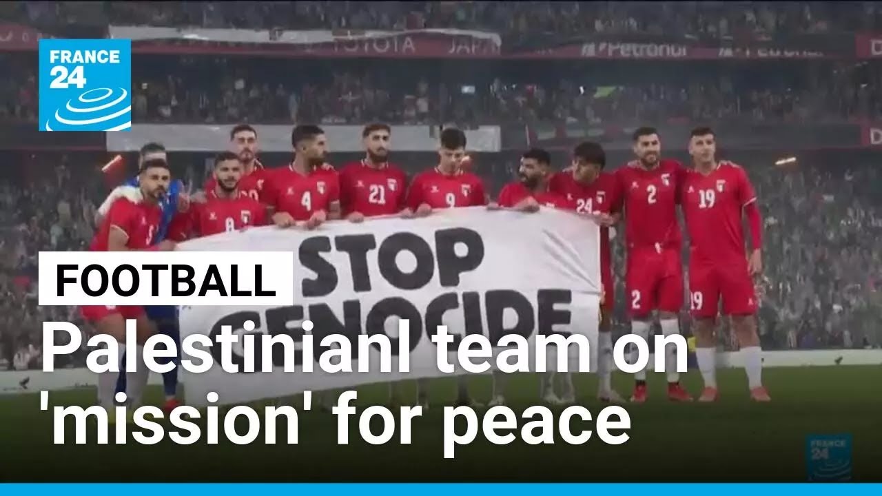 Palestinian national football team on a 'mission' for peace in Spain visit • FRANCE 24 English
