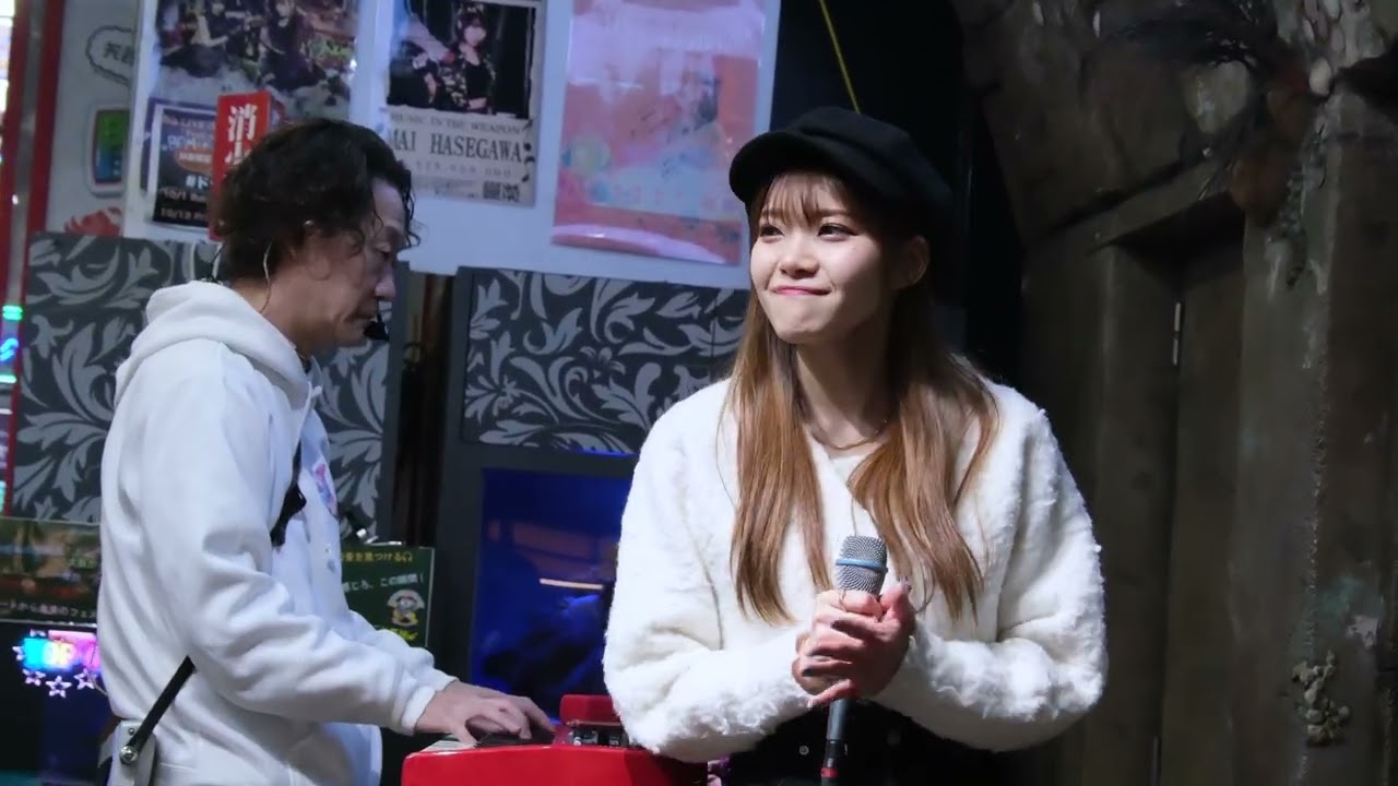 ストリートライブ  crescentの花