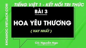 Tiếng Việt lớp 1 - Bài 3: Hoa yêu thương - trang 50, 51, 52, 52 - Kết nối tri thức (HAY NHẤT)