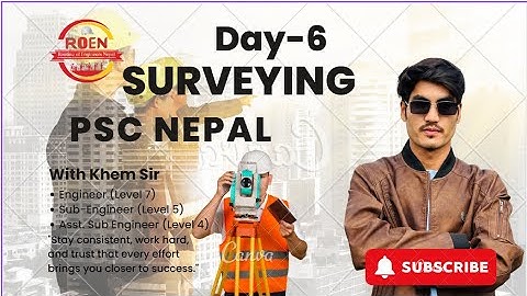 Surveying Day 6 (Seasons-4) for engineer, sub engineer and asst sub engineer by Khem Sir #surveying