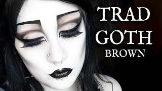 Traditional Goth Makeup - Brown | Black Friday