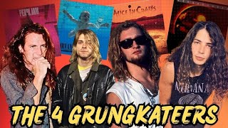 The Secret of The 4 Grungkateers and The Biggest Albums of The Grunge Boom