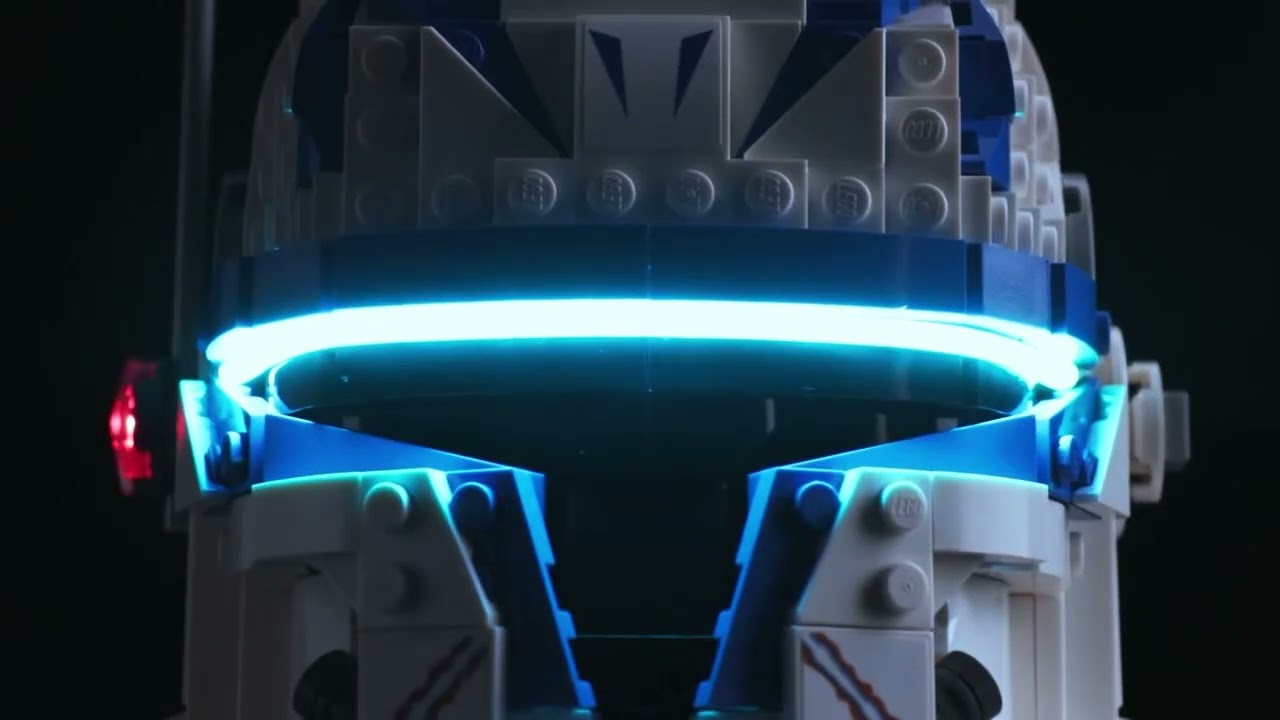 Светодиодный фонарь Vonado для шлема капитана Рекса 75349, самодельные игрушки, только лампа + ба...