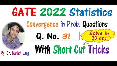 Q No  31 | GATE 2022 Statistics | Solve in 30 Sec