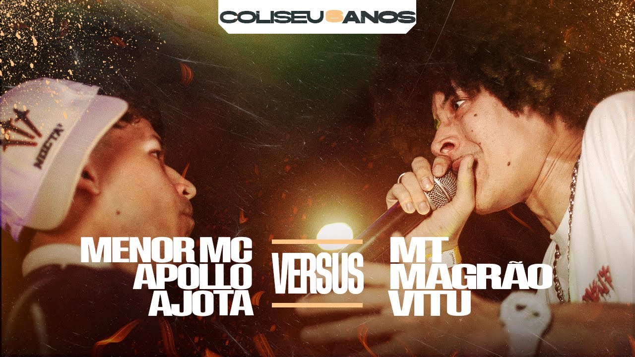 (RIVALIDADE!! 🔥🔥) MENOR MC (AM), APOLLO (SP) E AJOTA (SP) X MT, MAGRÃO (SP) E VITU - 6 ANOS COLISEU