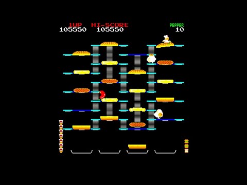 Arcade Longplay Burger Time 1982 