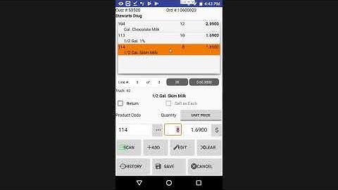 DSD Route Accounting Android - Editing Voiding