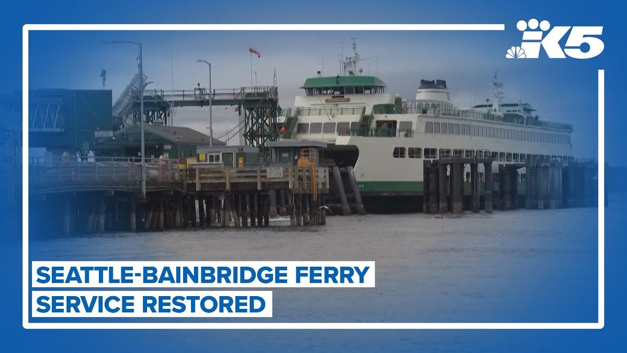 Service restored on Seattle-Bainbridge ferry route
