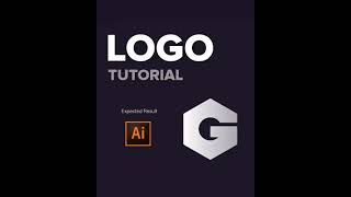 3 letter G tutorial in Adobe illustrator || Adobe illustrator || logo design process || #Adobe