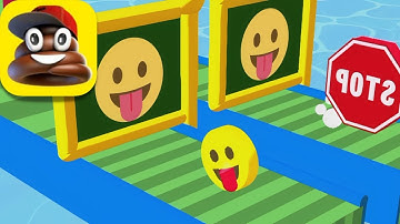 EMOJI RUN 😍😛💩 Gameplay Walkthrough All Levels iOS,Android games | NEW GAME