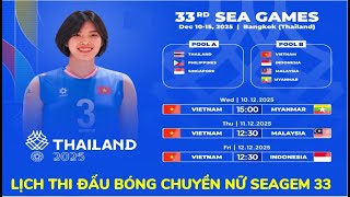 Download Lagu 🔴 Trực Tiếp Bóng Chuyền Nữ Việt Nam | Lịch Thi Đấu Bóng Chuyền Nữ Việt Nam Tại Sea Game 33 MP3