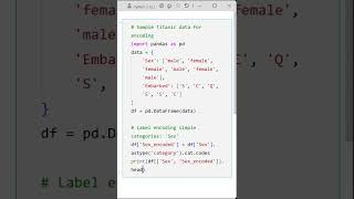 02 Label Encoding Example: Converting Categorical Text to Numbers in Pandas