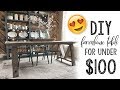 DIY Fancy V Dining Table