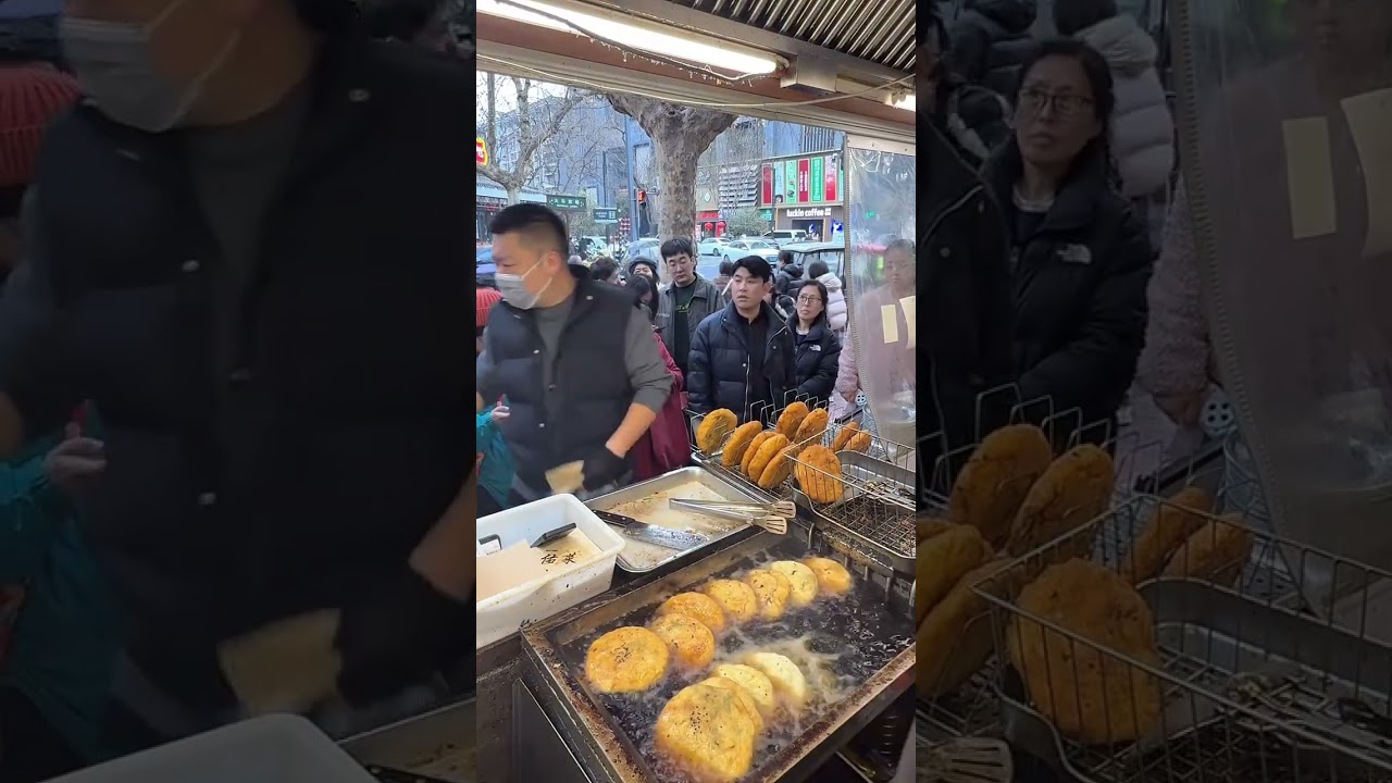 Set up a stall and sell 1,000 scallion pancakes every day!