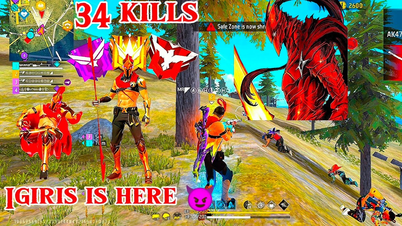 PLAYING WITH NEW BOOYAH PASS BUNDLE LIKE IGIRIS || 34 KILLS WATCH TILL THE END ||