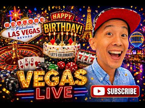 Celebrating My Birthday in Las Vegas Live Gambling Luck Vibes Only