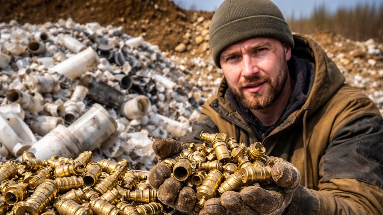 Extracting Brass from Trash | Turning Plastic Waste into Money.