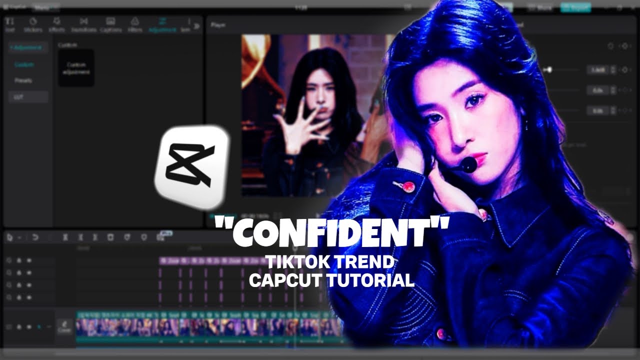 "CONFIDENT" TIKTOK KPOP TREND EDIT ll capcut tutorial - YouTube