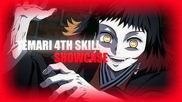 4TH TEMARI SKILL SHOWCASE! | DEMON SLAYER RPG 2