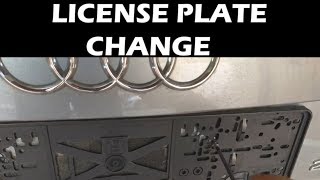 HOW TO EASILY REMOVE YOUR LICENSE PLATE FRAME | DIY