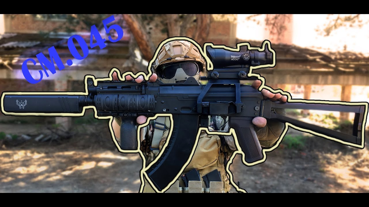 Airsoft HIT compilation CM.045/AKS 74U YouTube