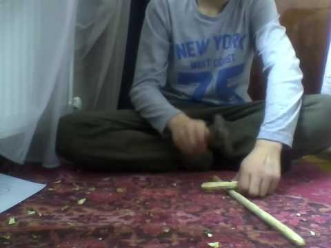 როგორ გავაკეთოთ ჯოხისგან ხანჯალი პატარა ძმისთვის