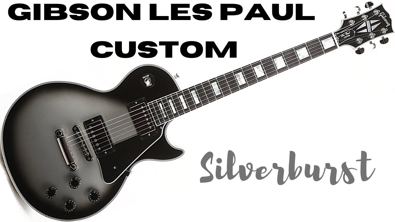 Gibson Les Paul Custom Silverburst Electric Guitar