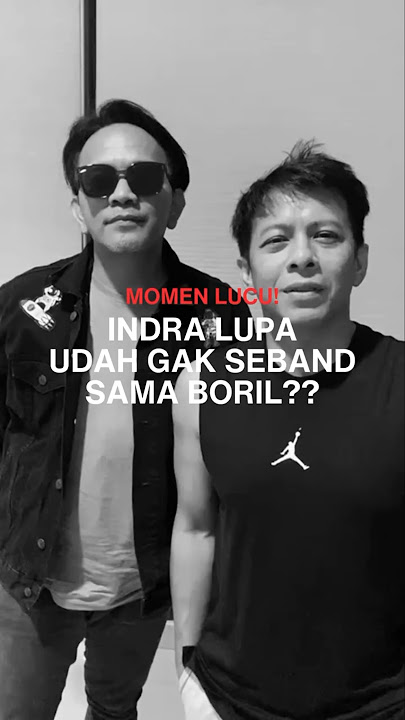 Momen lucu ketika boril mau ucapin selamat untuk The TITANS 🤣 #ariel #indra