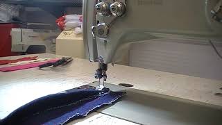 Bernina 217   Mehrlagige Jeans Nähen   Sewing multi layer jeans