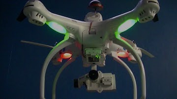 Installing a Walkera 2d plastic Gimbal and a Runcam camera to a Syma X8C