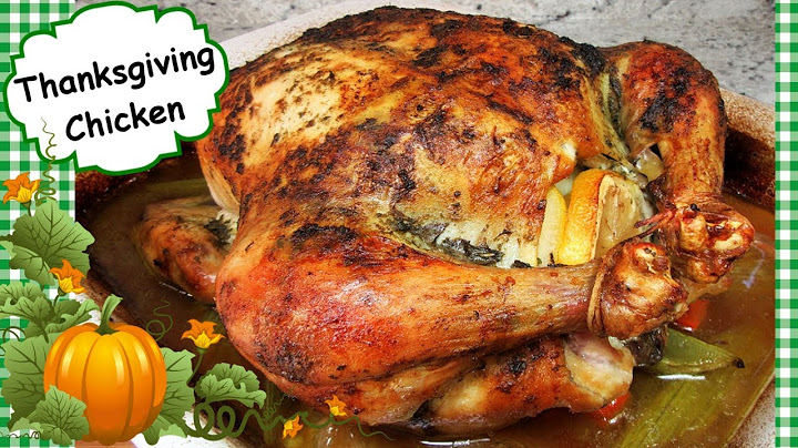 Thanksgiving Chicken Recipe ~ How To Cook Roast Chicken Step by Step