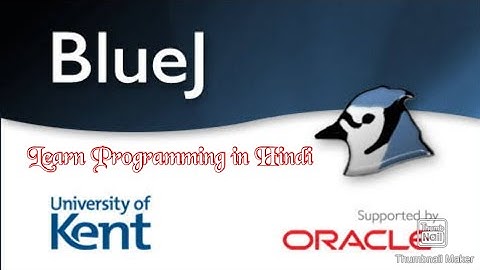 Learn Java Programming through Bluej in Hindi #programming #bluej