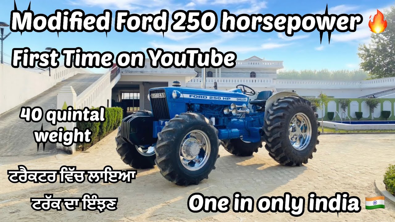 Modified Ford 250 horsepower 🔥/One in only india/ Biggest Ford in india /Crome wheels/fully custom