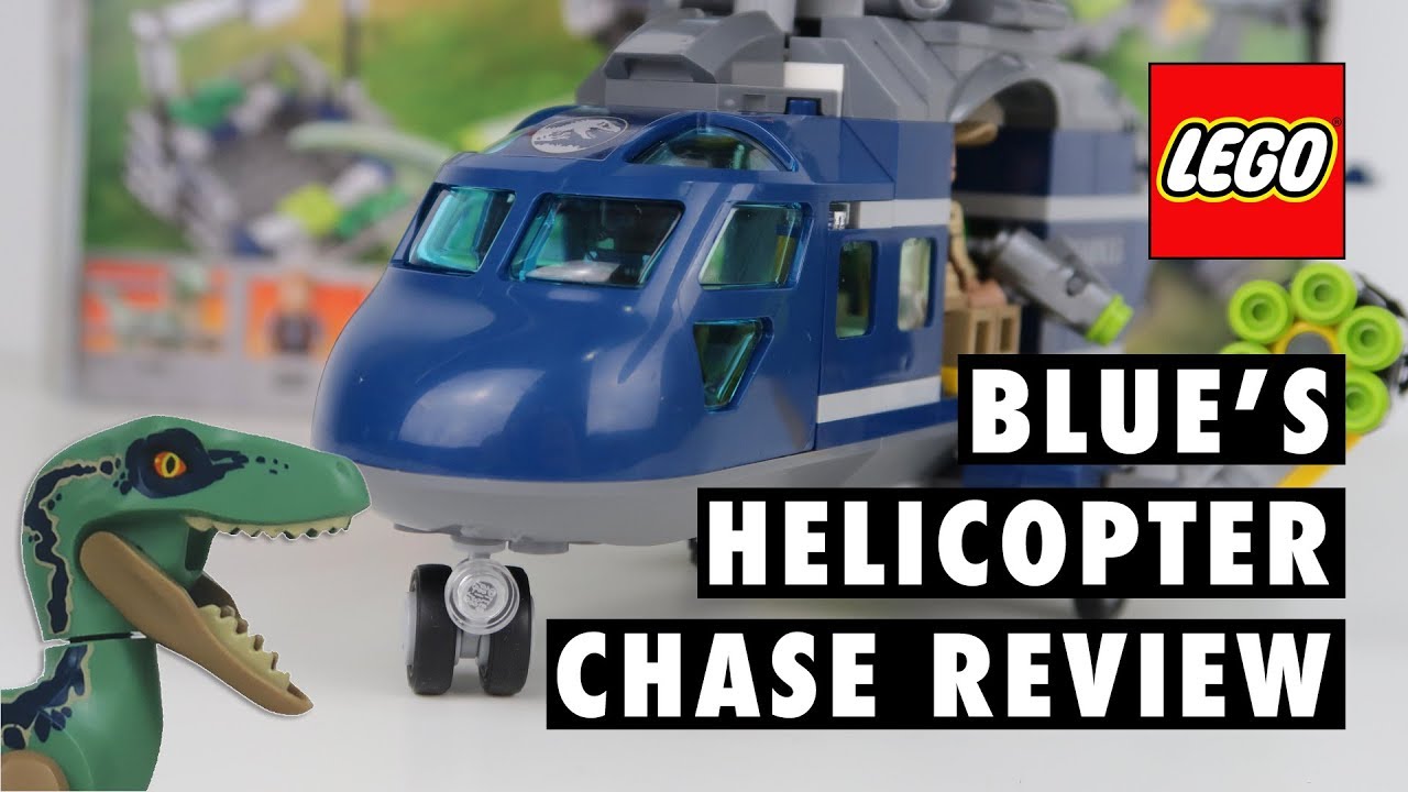 【こっしー】 LEGO Jurassic World Review: Blue's Helicopter Chase! (Set 75928