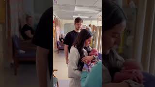 The couple met their adopted child for the first time 😭💖 #AdoptionJourney #MeetingOurChild