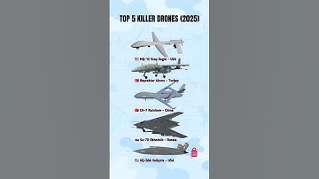 Top 5 Most Advanced Military Drones (2025) 🔥