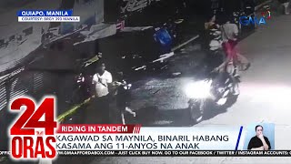 Kagawad Sa Maynila, Binaril Habang Kasama Ang 11-Anyos Na Anak 24 Oras